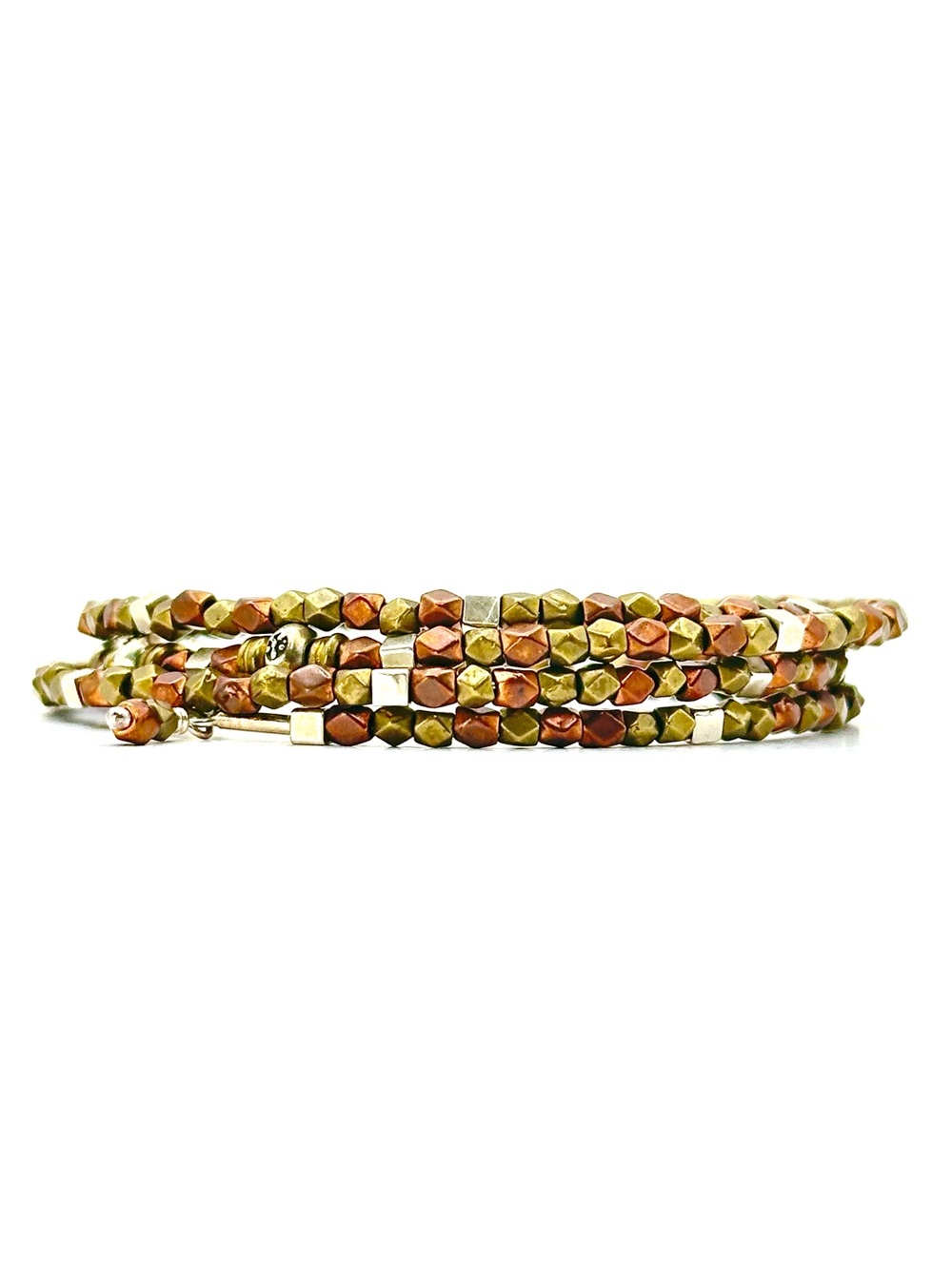 Silpada Retired Sterling Silver, Copper & Brass Wire Wrap Bracelet - Picture 2 of 6